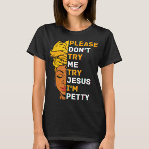 Camiseta Por favor, não me tente experimentar Jesus Black G