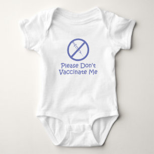 Camiseta Por favor não me vacine (o azul)