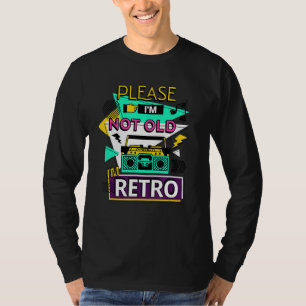 Camiseta Por favor, não sou velho Sou a Arte Musical dos an