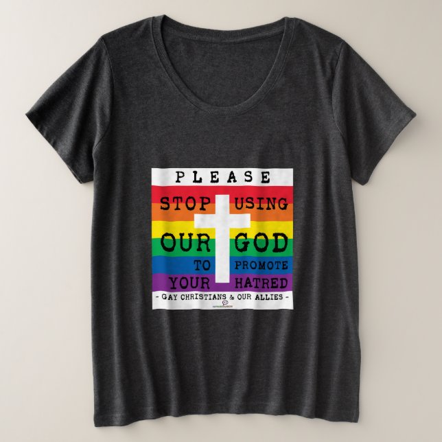Camiseta Por favor, pare (Frente do Design)