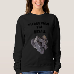 Camiseta Por Favor, Passe O Traje Geológico Basalto Que Roc