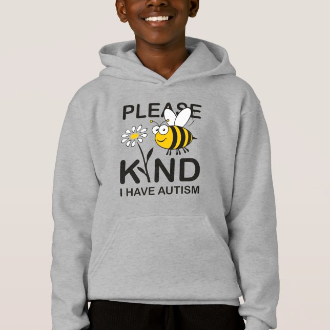 Camiseta Por Favor, Seja gentil Eu Tenho Autismo (Frente)