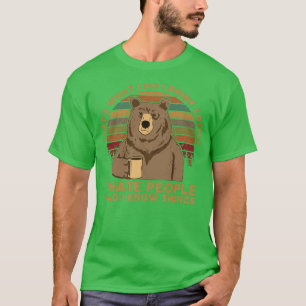 Camiseta Por isso bebo chá