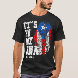 Camiseta Por isso Cuba é o Banho Cubano que está no meu DNA