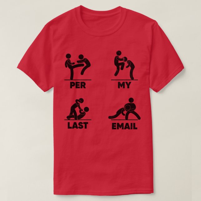 Camiseta Por Meu Último Aviso de Email 2 (Frente do Design)