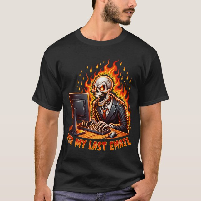 Camiseta Por meu último e-mail (Frente)
