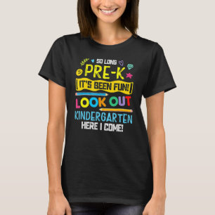 Camiseta Por Muito Tempo, Pré-K Cuidado Com O Jardim De Inf