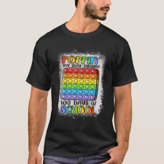 Camiseta Pôr O Meu Caminho Por 100 Dias De Escola Feliz 10