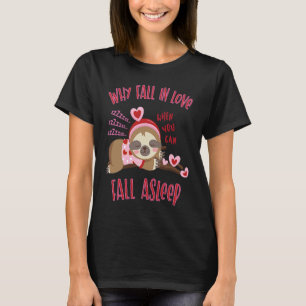 Camiseta Por Que Apaixonar Quando Você Pode Dormir Lama Va