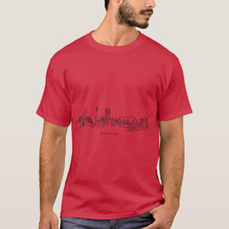 Camiseta Por Que Cara Menino amigos retro