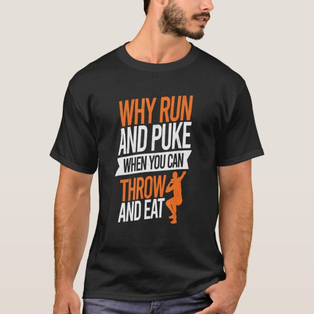 Camiseta Por Que Correr E Jogar Homens Atirando Tiro (Frente)