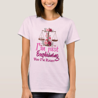 Camiseta Por que Estou Certo