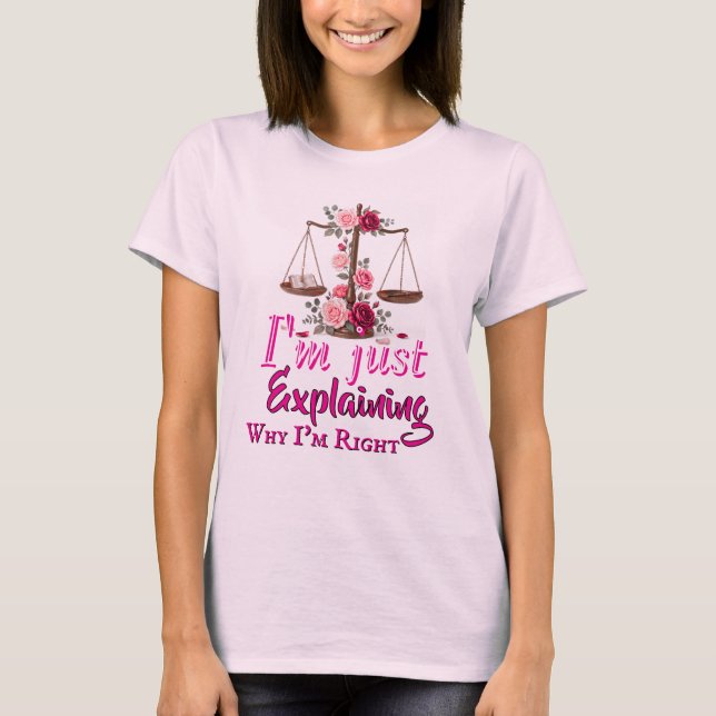 Camiseta Por que Estou Certo (Frente)