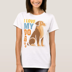 Camiseta Por que eu amo meu cachorro � Design comemorativo