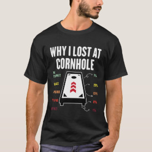 Camiseta Por Que Eu Perder No Cornhole