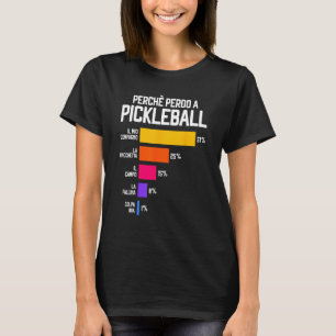 Camiseta Por que eu Perder no Pickleball desculpa o chamado