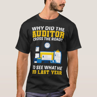 Camiseta Por Que Motivo O Auditor Atravessou O Imposto Engr