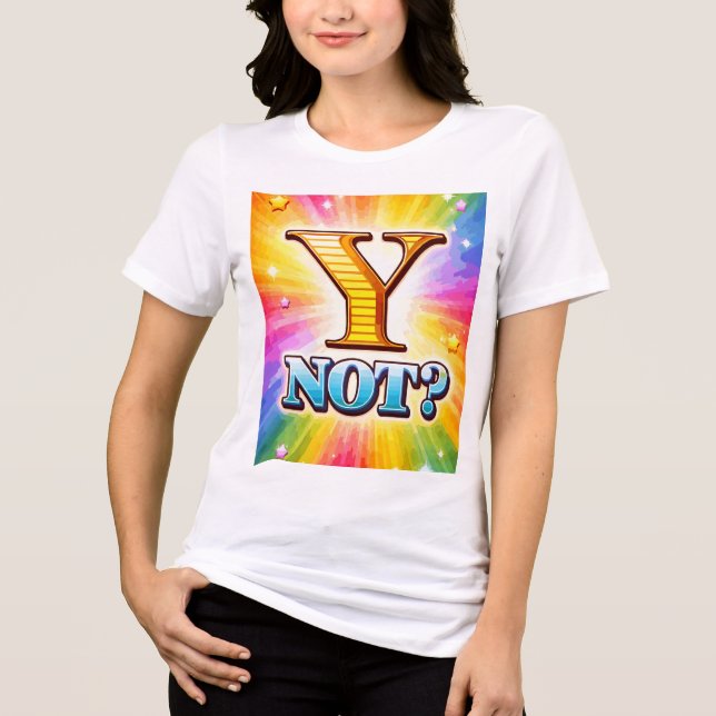 Camiseta Por Que Não (Frente)