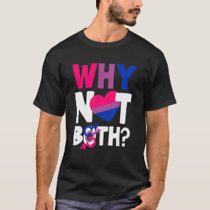 Camiseta Por Que Não Tanto O Orgulho Bi Bandeira Bissexual?