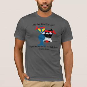 Camiseta Por que os Aliens não comem vacas? Está provado qu