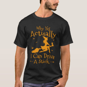 Camiseta Por Que Realmente Eu Posso Dirigir Um Pau De Hallo