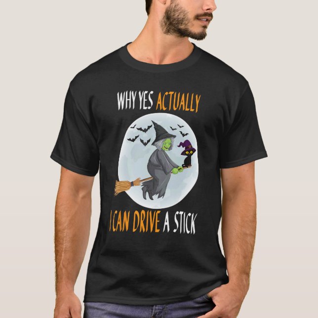 Camiseta Por Que Sim Na Verdade Posso Dirigir Um Espírito d (Frente)