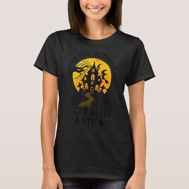 Camiseta Por Que Sim Posso Dirigir Um Pau? (Frente)