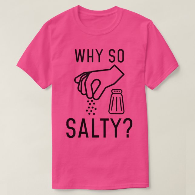 Camiseta Por que tão salgado 2 (Frente do Design)