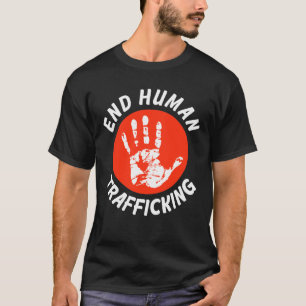 Camiseta Pôr termo ao tráfico de seres humanos