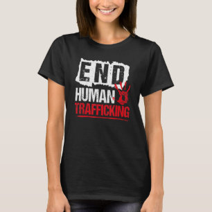 Camiseta Pôr termo ao tráfico de seres humanos