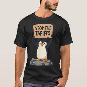 Camiseta Pôr Termo Às Tarifas De Penguim Anti-Pautal Engraç