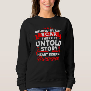 Camiseta Por trás de cada cicatriz Conscientização sobre do