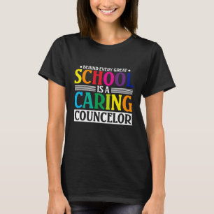 Camiseta Por Trás De Cada Excelente É Conselheiro Cuidado