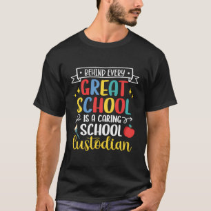 Camiseta Por Trás De Cada Excelente Uma Custódia Escolar Cu