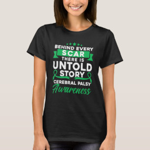 Camiseta Por trás de todas as cicatrizes cerebrais consciên