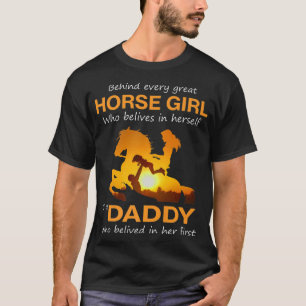 Camiseta Por Trás De Todas As Garotas De Cavalo Que Acredit