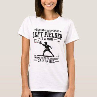 Camiseta Por trás de todo bom campista esquerdo há uma mãe