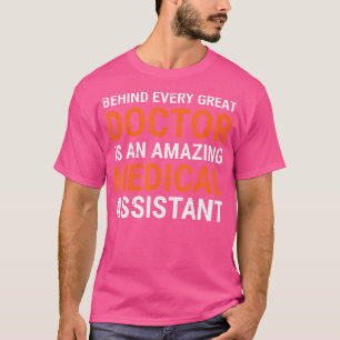 Camiseta Por Trás De Todos Os Médicos Excelentes É Uma Medi