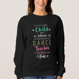 Camiseta Por Trás De Todos Os Professores De Dança De Excel