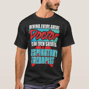 Camiseta Por trás do Doutor Sensibilização Pulmonar Terapêu
