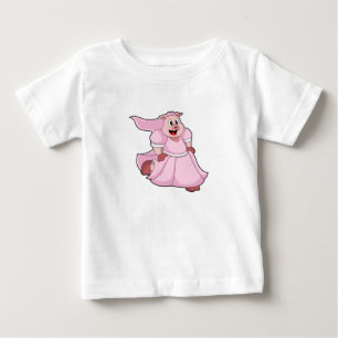Camiseta Porca como Noiva com Vestido de Noiva
