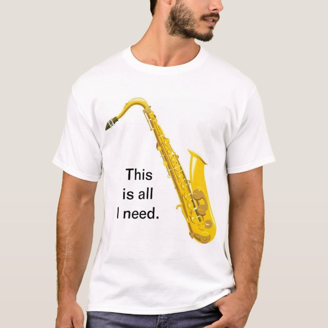 Camiseta Porca do saxofone (Frente)