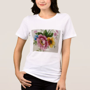 Camiseta Porcelain Inspirou Floral