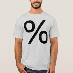 Camiseta Porcentagem - Preto