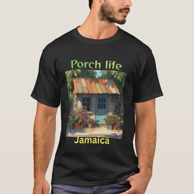 Camiseta Porch life jamaica athletic tee (Frente)