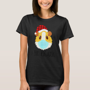 Camiseta Porco Alegre Máscara de Porquinho-da-índia em Másc