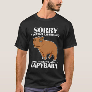 Camiseta Porco aquático Capibara dizendo: