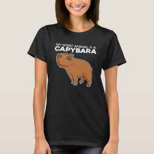 Camiseta Porco aquático Capibara que diz 1