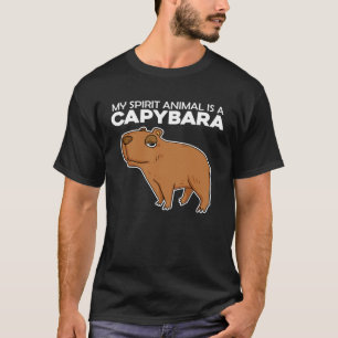 Camiseta Porco aquático Capibara que diz 1