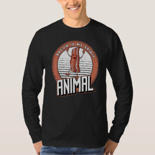 Camiseta Porco Bacon Porco Bacon É Meu Animal Espiritório